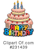 Birthday Cake Clipart #231439 by visekart