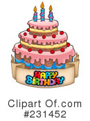 Birthday Cake Clipart #231452 by visekart