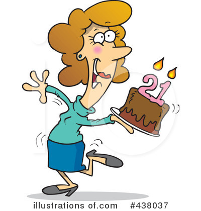 Birthday Cake Clipart #438037 by toonaday
