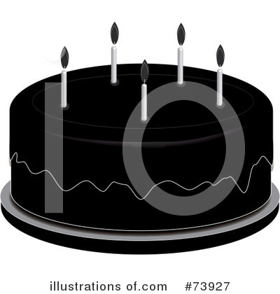 Royalty-Free (RF) Birthday Cake Clipart Illustration by Pams Clipart - Stock Sample #73927