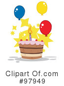 Birthday Cake Clipart #97949 by Hit Toon