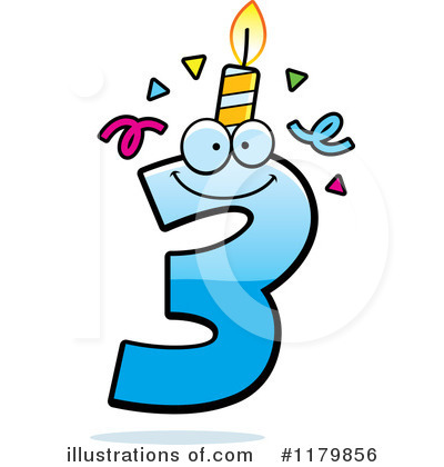 Royalty-Free (RF) Birthday Candle Clipart Illustration by Cory Thoman - Stock Sample #1179856