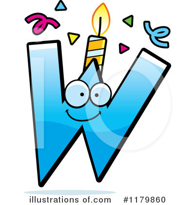 Royalty-Free (RF) Birthday Candle Clipart Illustration by Cory Thoman - Stock Sample #1179860