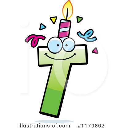 Birthday Candle Clipart #1179862 by Cory Thoman