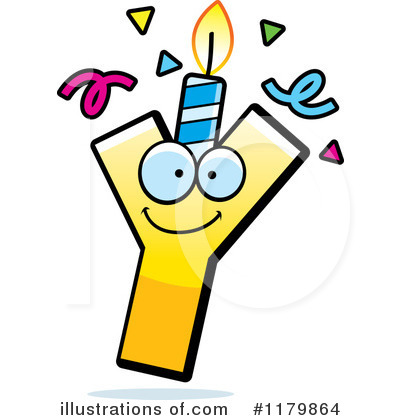Royalty-Free (RF) Birthday Candle Clipart Illustration by Cory Thoman - Stock Sample #1179864