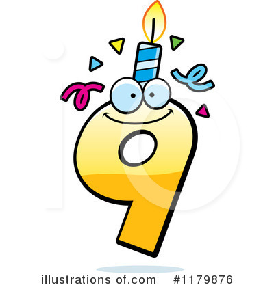 Royalty-Free (RF) Birthday Candle Clipart Illustration by Cory Thoman - Stock Sample #1179876