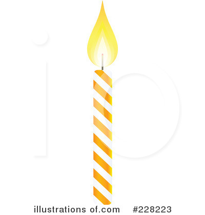 Royalty-Free (RF) Birthday Candle Clipart Illustration by Tonis Pan - Stock Sample #228223