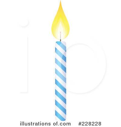 Royalty-Free (RF) Birthday Candle Clipart Illustration by Tonis Pan - Stock Sample #228228
