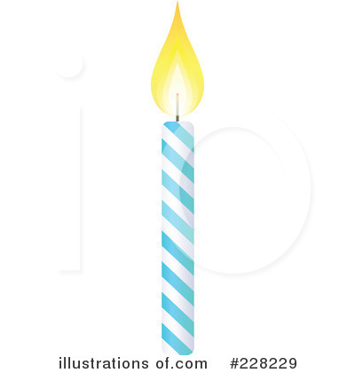 Royalty-Free (RF) Birthday Candle Clipart Illustration by Tonis Pan - Stock Sample #228229