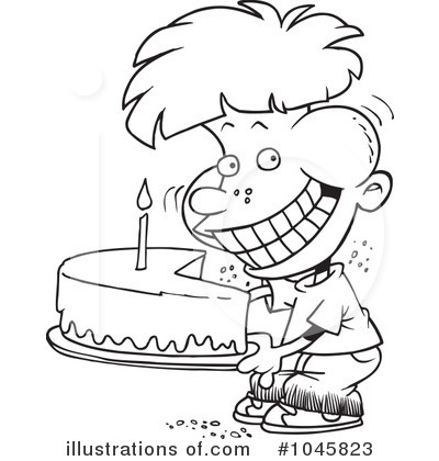 Royalty-Free (RF) Birthday Clipart Illustration by toonaday - Stock Sample #1045823