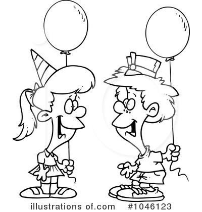 Royalty-Free (RF) Birthday Clipart Illustration by toonaday - Stock Sample #1046123