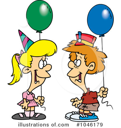 Royalty-Free (RF) Birthday Clipart Illustration by toonaday - Stock Sample #1046179