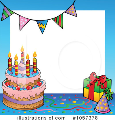Royalty-Free (RF) Birthday Clipart Illustration by visekart - Stock Sample #1057378