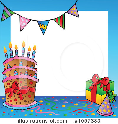 Royalty-Free (RF) Birthday Clipart Illustration by visekart - Stock Sample #1057383