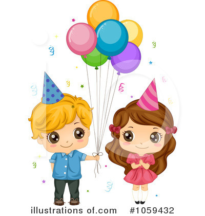 Royalty-Free (RF) Birthday Clipart Illustration by BNP Design Studio - Stock Sample #1059432