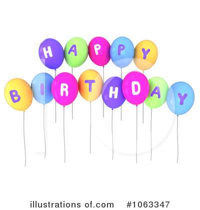 Royalty-Free (RF) Birthday Clipart Illustration by BNP Design Studio - Stock Sample #1063347