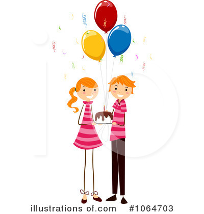 Royalty-Free (RF) Birthday Clipart Illustration by BNP Design Studio - Stock Sample #1064703
