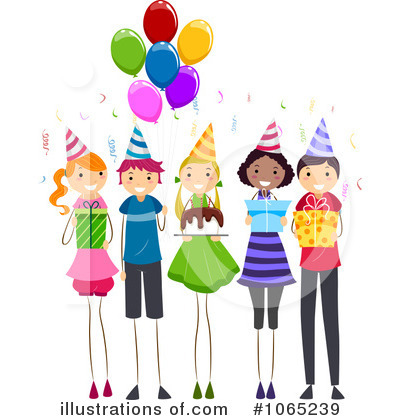 Royalty-Free (RF) Birthday Clipart Illustration by BNP Design Studio - Stock Sample #1065239