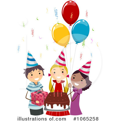 Royalty-Free (RF) Birthday Clipart Illustration by BNP Design Studio - Stock Sample #1065258
