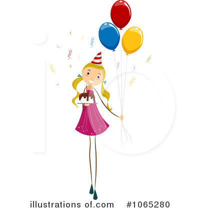 Birthday Girl Clipart #1065280 by BNP Design Studio