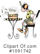 Birthday Clipart #1091742 by Steve Klinkel