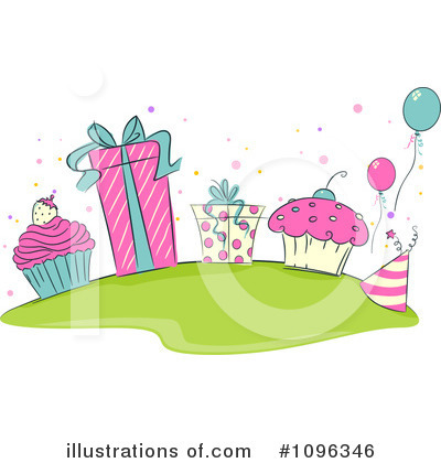 Royalty-Free (RF) Birthday Clipart Illustration by BNP Design Studio - Stock Sample #1096346