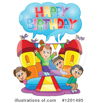 Bouncy House Clipart #1201495 by visekart