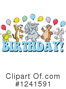 Birthday Clipart #1241591 by Johnny Sajem