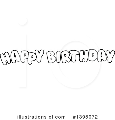 Birthday Clipart #1395072 by Liron Peer