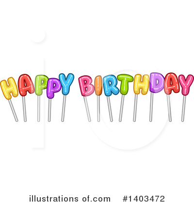 Royalty-Free (RF) Birthday Clipart Illustration by Liron Peer - Stock Sample #1403472