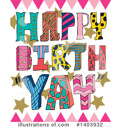 Royalty-Free (RF) Birthday Clipart Illustration by Cherie Reve - Stock Sample #1403932