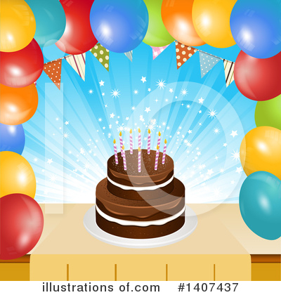 Birthday Clipart #1407437 by elaineitalia