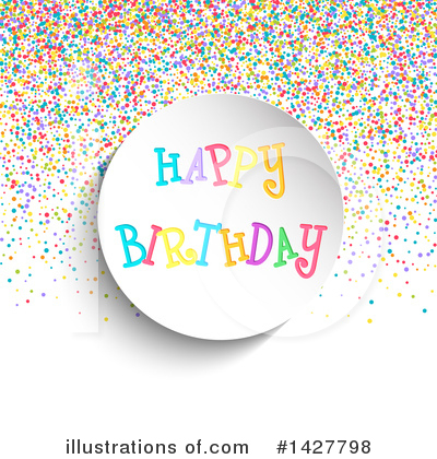 Happy Birthday Clipart #1427798 by KJ Pargeter
