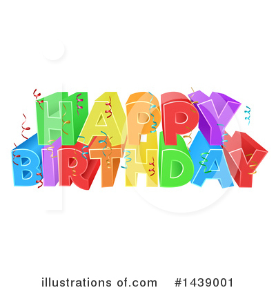 Happy Birthday Clipart #1439001 by AtStockIllustration