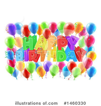 Happy Birthday Clipart #1460330 by AtStockIllustration