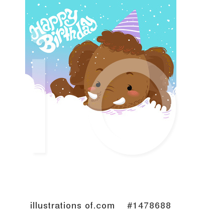 Woolly Mammoth Clipart #1478688 by BNP Design Studio