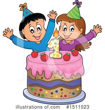 Royalty-Free (RF) Birthday Clipart Illustration by visekart - Stock Sample #1511023
