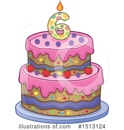 Royalty-Free (RF) Birthday Clipart Illustration by visekart - Stock Sample #1513124