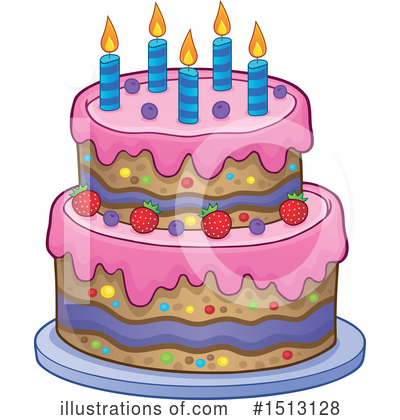 Royalty-Free (RF) Birthday Clipart Illustration by visekart - Stock Sample #1513128