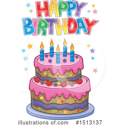 Royalty-Free (RF) Birthday Clipart Illustration by visekart - Stock Sample #1513137