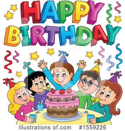 Happy Birthday Clipart #1559226 by visekart