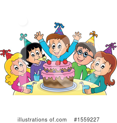 Birthday Cake Clipart #1559227 by visekart