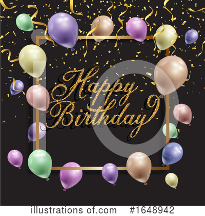 Royalty-Free (RF) Birthday Clipart Illustration by KJ Pargeter - Stock Sample #1648942
