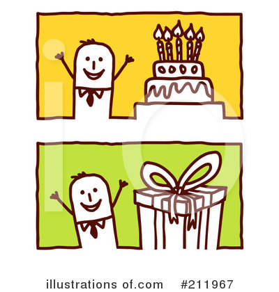 Royalty-Free (RF) Birthday Clipart Illustration by NL shop - Stock Sample #211967