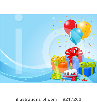 Royalty-Free (RF) Birthday Clipart Illustration by Pushkin - Stock Sample #217202