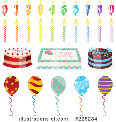 Royalty-Free (RF) Birthday Clipart Illustration by Tonis Pan - Stock Sample #228234