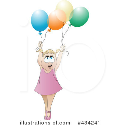 Balloons Clipart #434241 by MilsiArt
