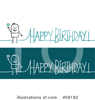 Royalty-Free (RF) Birthday Clipart Illustration by NL shop - Stock Sample #58182