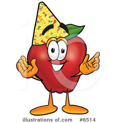 Royalty-Free (RF) Birthday Clipart Illustration by Mascot Junction - Stock Sample #6514