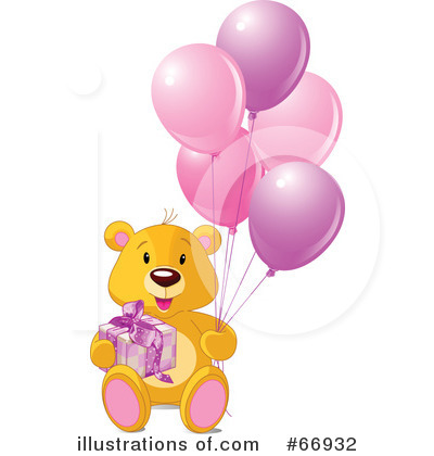 Birthday Bear Clipart #66932 by Pushkin
